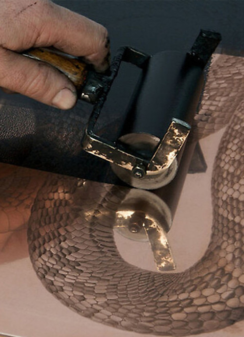 The fabrication process of engravings