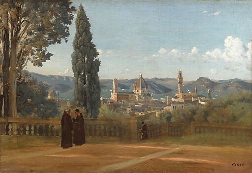 Florence. Vue prise des jardins Boboli