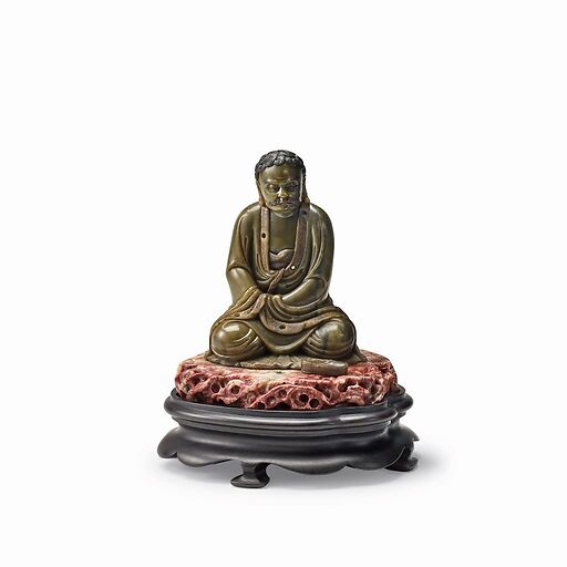 Sculpture figurant un luohan