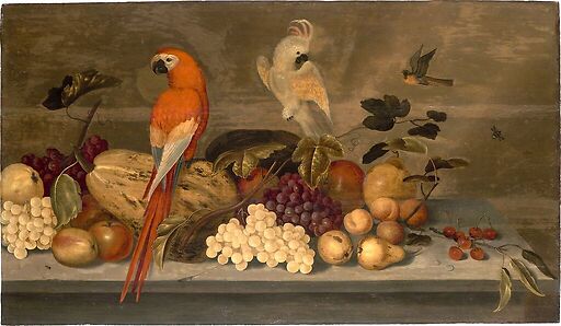 Nature morte aux perroquets