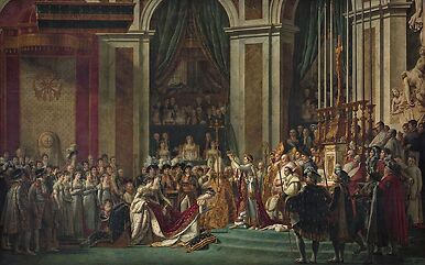 Le sacre de l’empereur Napoléon Ier et le couronnement de l‘impératrice Joséphine dans la cathédrale Notre-Dame de Paris
