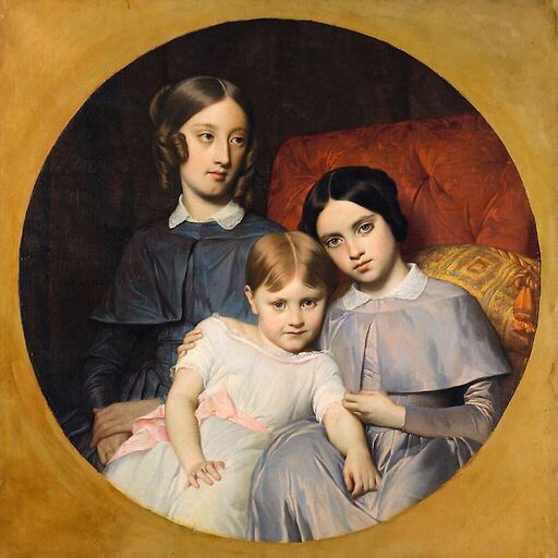 Portrait des soeurs Marie, Louise et Hélène Jacob-Desmalter