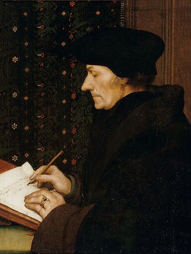 Portrait of Erasmus of Rotterdam Writing