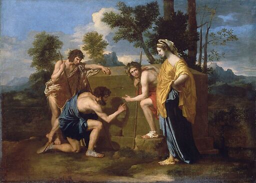 The Arcadian Shepherds also says "Et in Arcadia Ego"