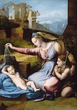 La Vierge au diadème bleu ou La Vierge au voile