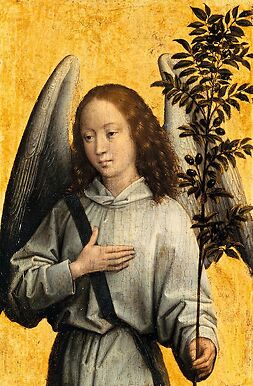 Angel Holding an Olive Branch