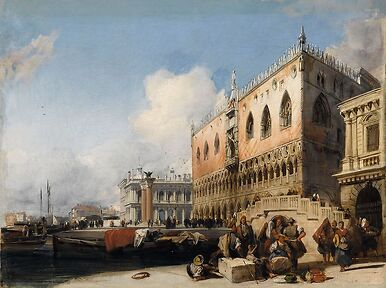 View of Venice, the Slave Quay and the Doge's Palace