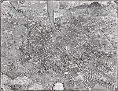 Map of Paris, known as Turgot's map