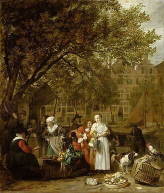 Le Marché aux herbes d'Amsterdam