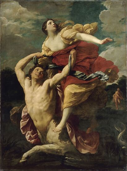 パブロピカソ、Nessus et Dejanira avec un Satyre Dejanire kidnapped by the centaur Nessus (art prints) · Louvre Shop