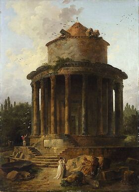 A circular temple once dedicated to