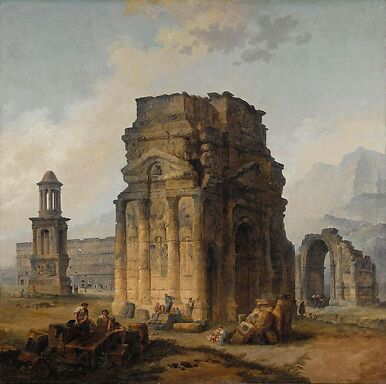 L'Arc de Triomphe et le théatre d'Orange