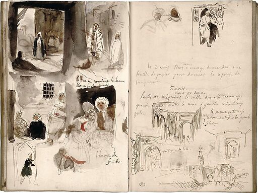 Notes and sketches taken in Meknes