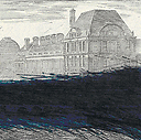 View and perspective of the palace and gardens of the Tuileries, 1992 - Arnulf Rainer