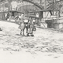 Le Pont des Arts et l'Île de la Cité à Paris - Caroline Helena Armington