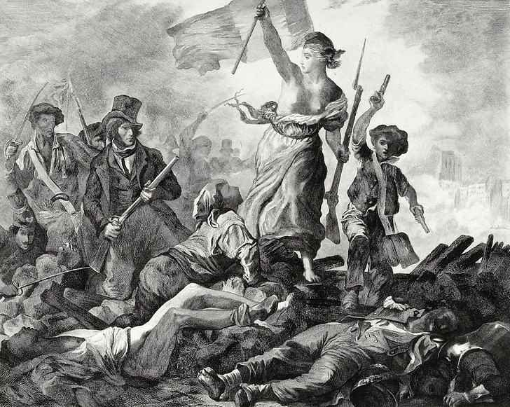 La Liberté guidant le peuple. 28 juillet 1830 - Delacroix