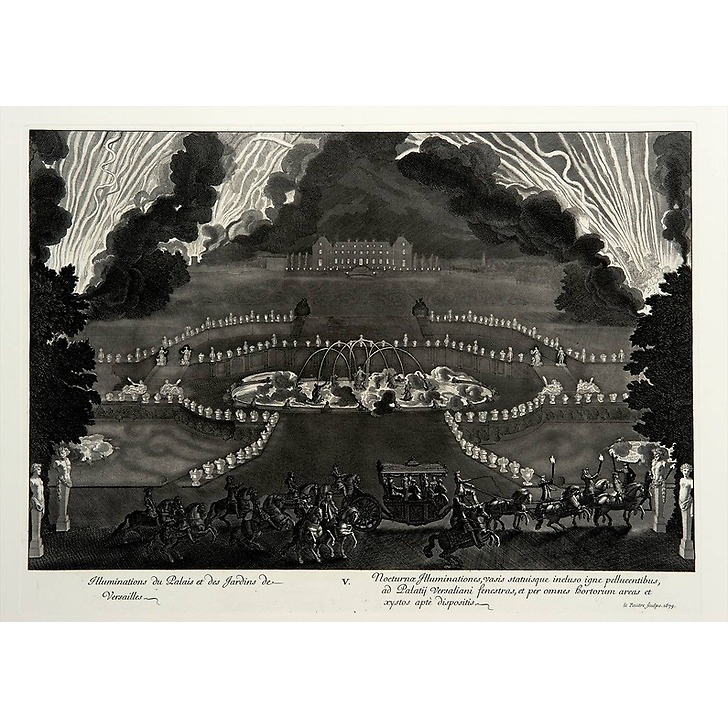 Illuminations of the Palace and Gardens of Versailles - Jean Lepautre