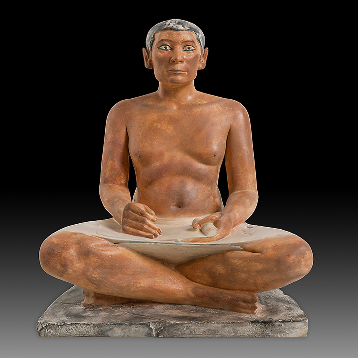 Seated scribe