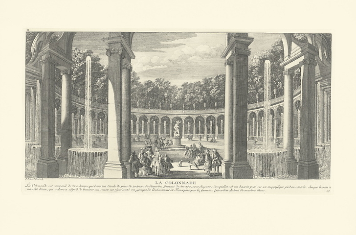 La Colonnade des jardins de Versailles