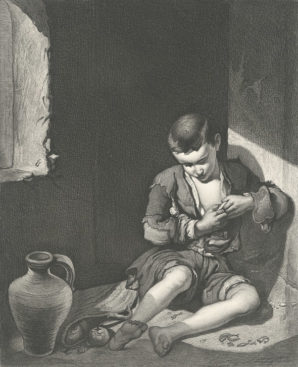 The young beggar - Bartolomé Esteban Murillo