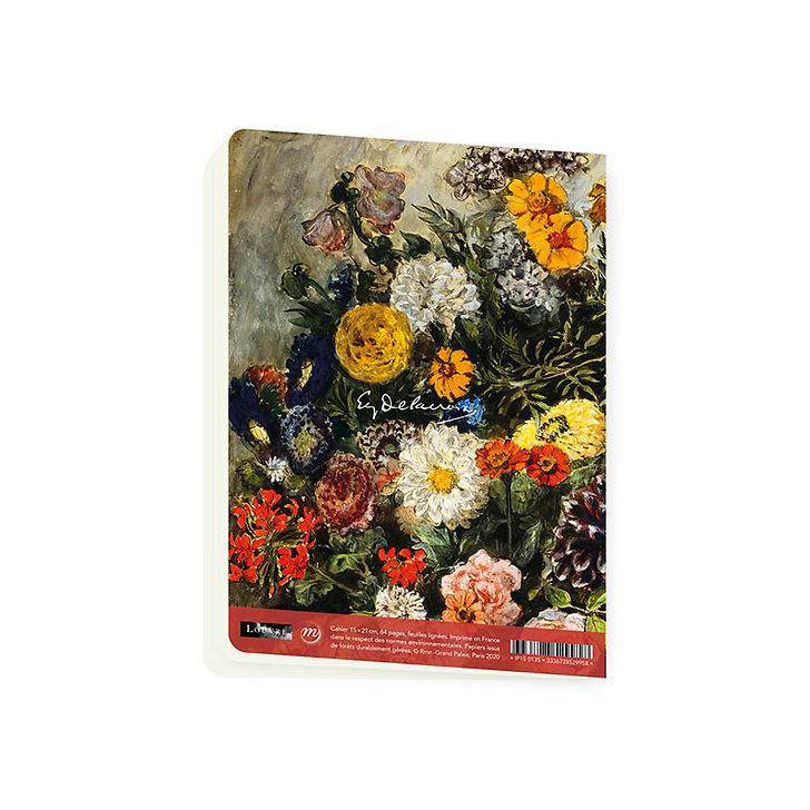 Cahier Delacroix Bouquet de fleurs