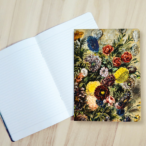 Cahier Delacroix Bouquet de fleurs