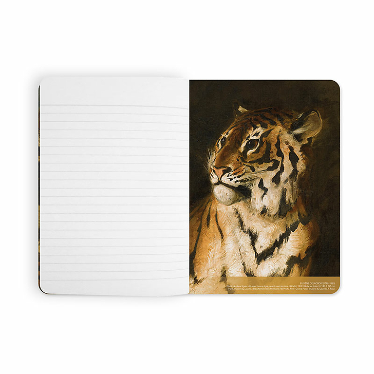 Cahier - Delacroix "Jeune tigre jouant avec sa mère"