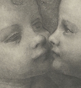 Two children kissing each other - Leonardo da Vinci