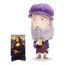 Glow-in-the-Dark Leonardo Da Vinci Renaissance Artist Action Figure Doll