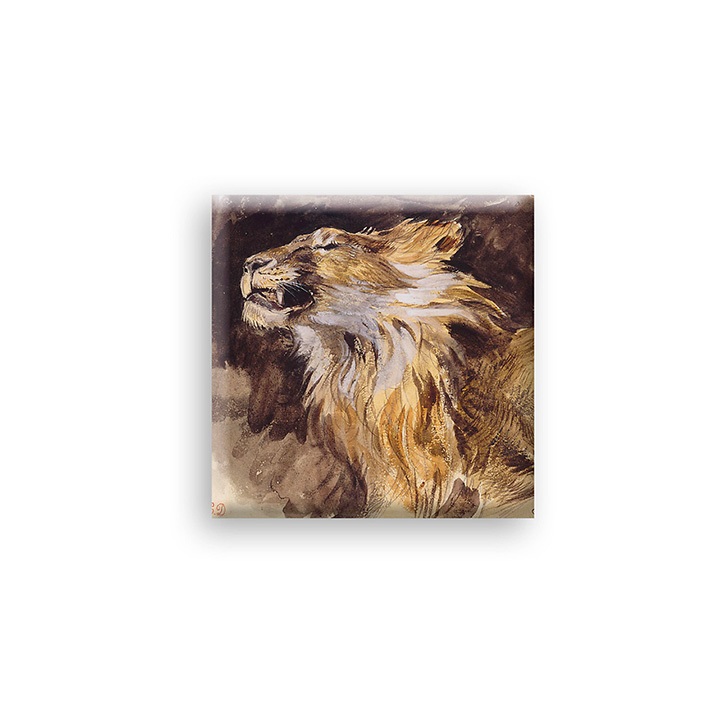 Magnet - Delacroix "Tête de lion"