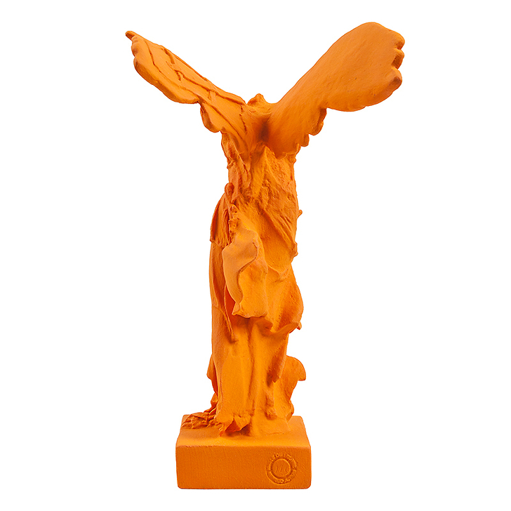 Victory of Samothrace 34 cm - Saffron yellow