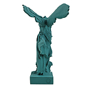 Victoire de Samothrace 34 cm - Vert pétrole