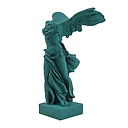 Victory of Samothrace 34 cm - Petrol green