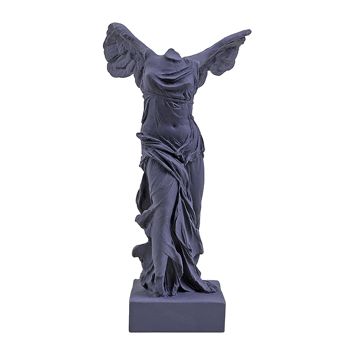 Victoire de Samothrace 34 cm - Bleu poudre