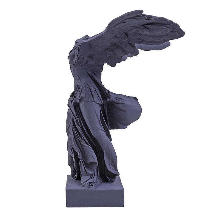 Victoire de Samothrace 34 cm - Bleu poudre