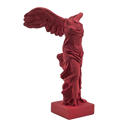 Victoire de Samothrace 34 cm - Rouge sombre