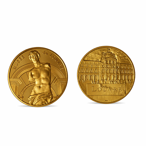 Souvenir Medal Musée du Louvre - Venus of Milo - Monnaie de Paris