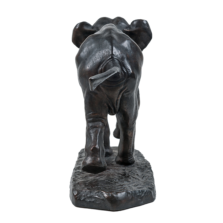 Runing elephant Barye - Bronze