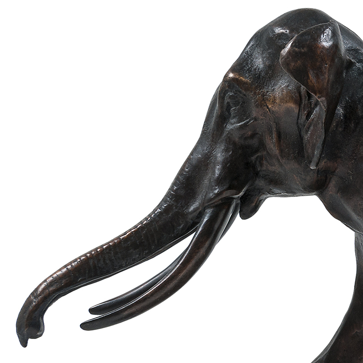 Runing elephant Barye - Bronze