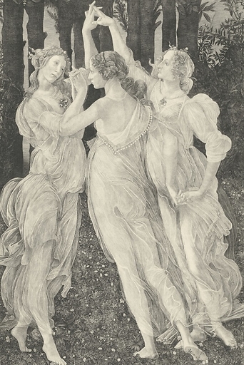 Les Trois Grâces - Botticelli