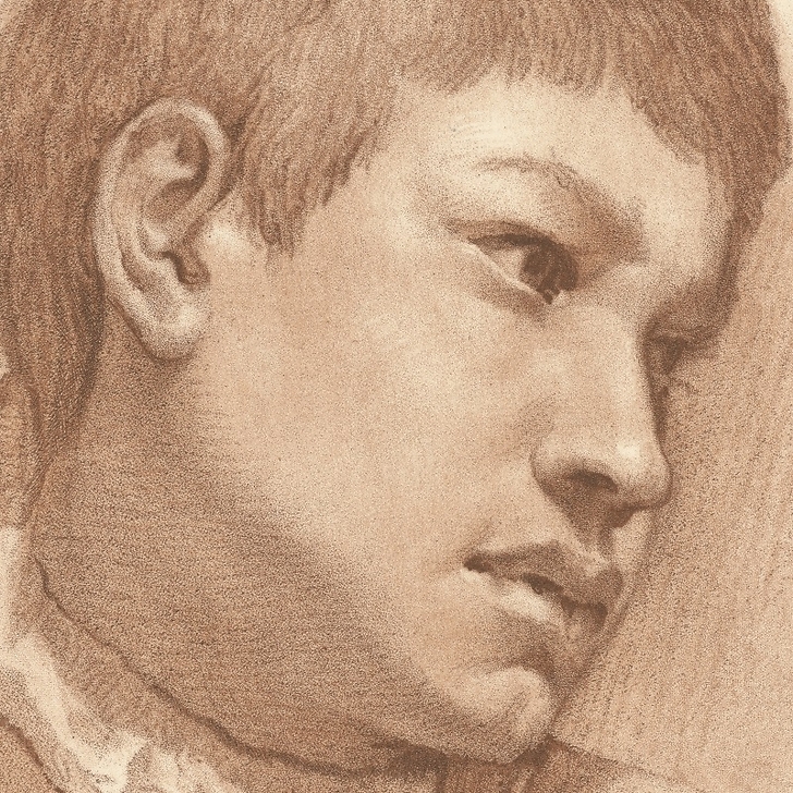 head of a young boy