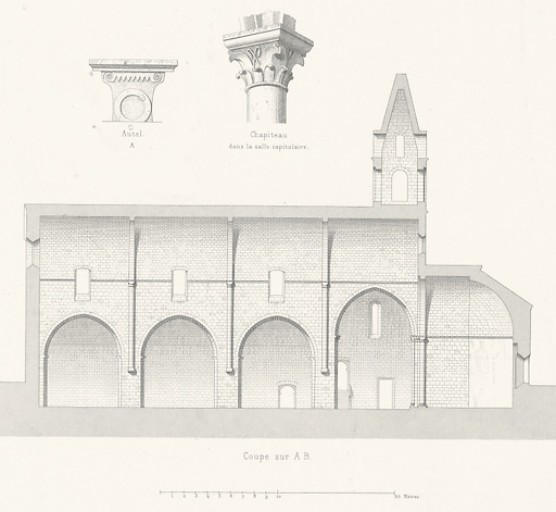 Sections and Details of Thoronet Abbey