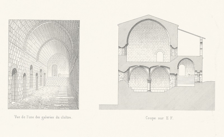 Coupes et Détails de l'Abbaye de Thoronet