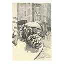 Flower Seller in Montmartre