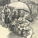 Marchande de Fleurs à Montmartre