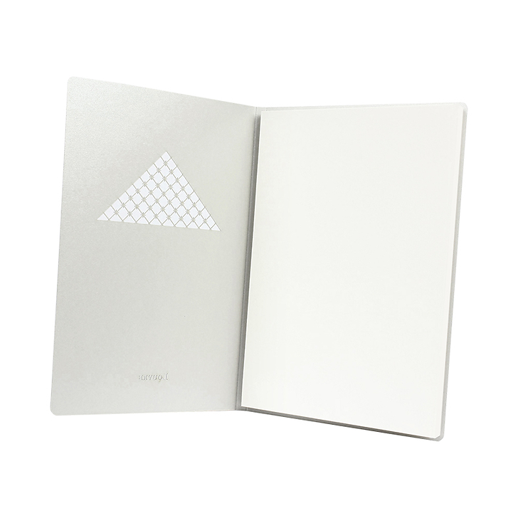 Cahier A5 argent - Louvre Pyramide