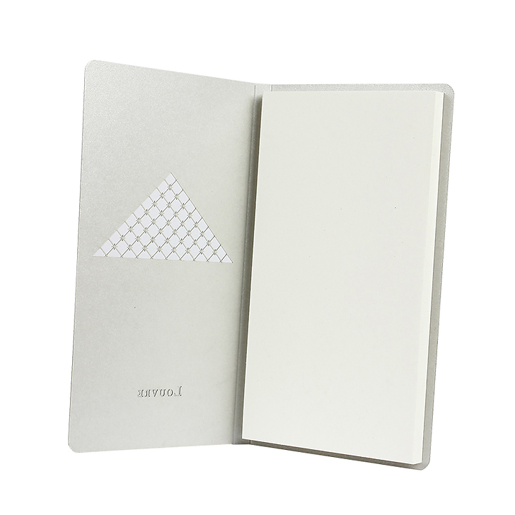 Silver pocket notebook - Louvre Pyramide