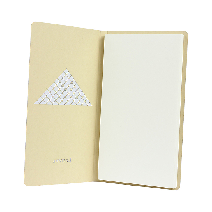 Champagne pocket notebook - Louvre Pyramide