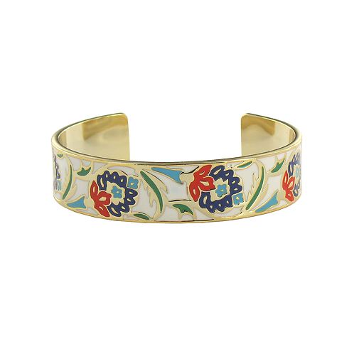 Bracelet Fleurs Cini Blanc