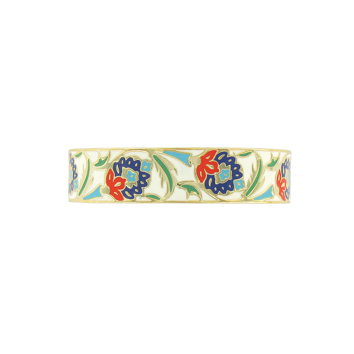 Bracelet Fleurs Cini Blanc